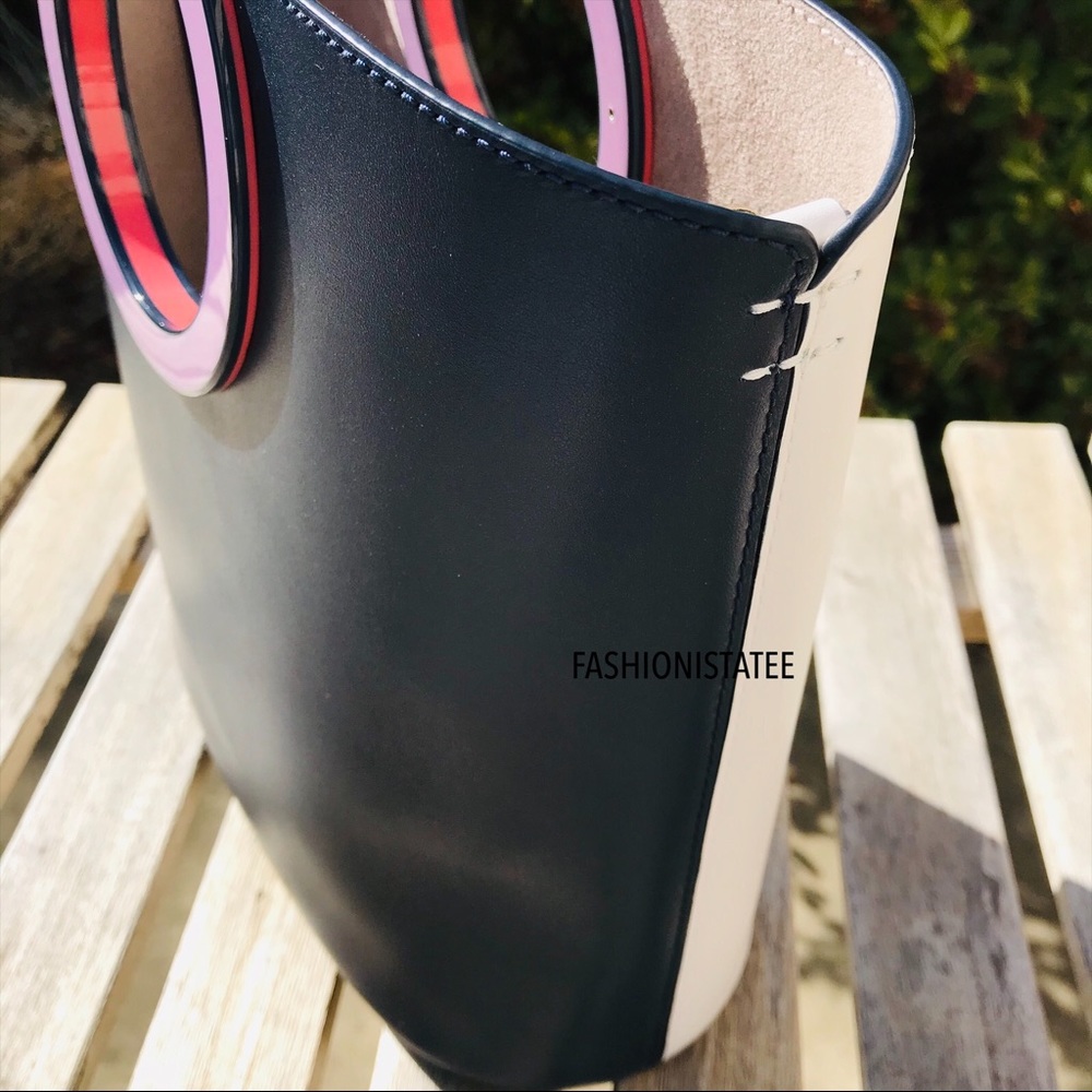 Kate Spade Betty Medium Tote Blazer Blue Multi - Picture 3 of 6